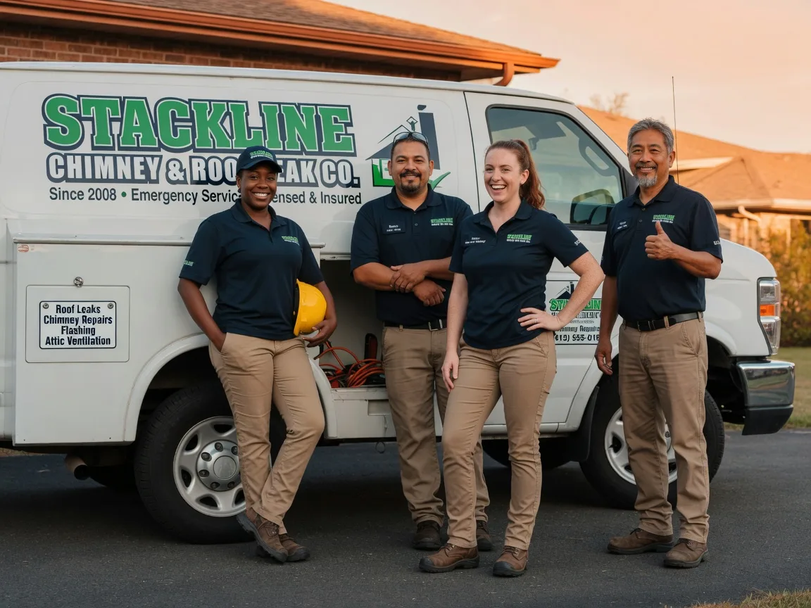 Chimney flashing repair company in Grapevine, AR